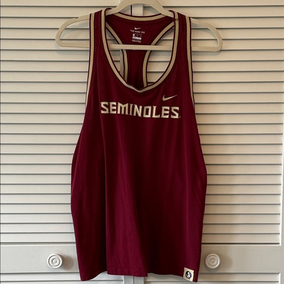 Nike Tops - Nike Seminoles Athletic Racerback Tank Size XL